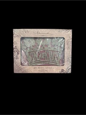 Ever Thine Home Adornments His Royal Names Silver Glitter Ornaments Religious